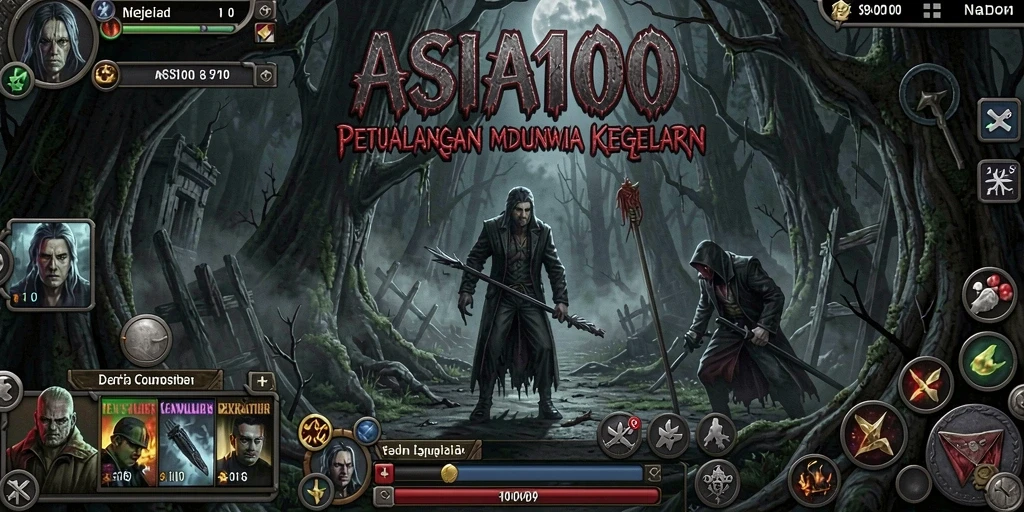 Gameplay menegangkan di dunia Horror yang gelap.