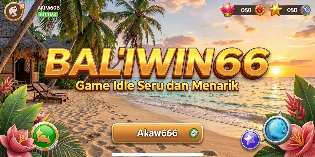 Tampilan gameplay seru di BALIWIN66 dengan elemen Idle yang menarik.
