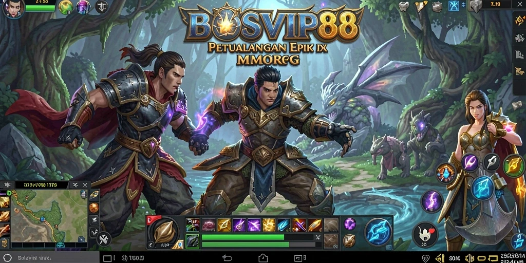Gameplay seru di dunia fantasi BOSVIP88.