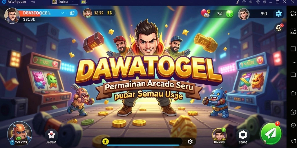 Tampilan gameplay menakjubkan dari DAWATOGEL yang penuh aksi.