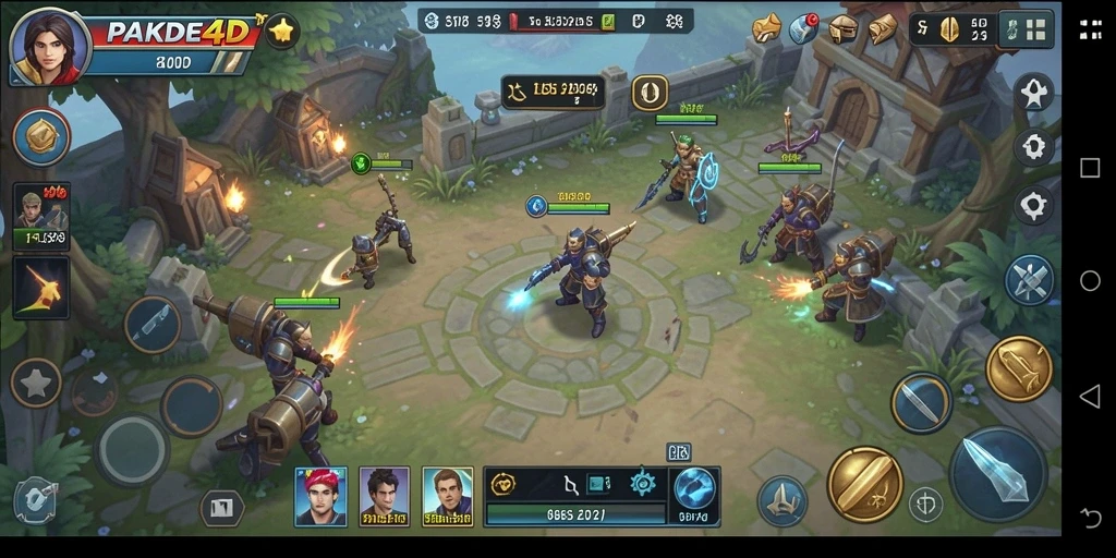 Tampilan gameplay PAKDE4D yang menarik dan penuh strategi.