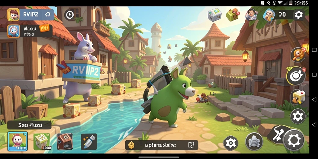 Tampilan menarik dari gameplay Puzzle di RVIP2.