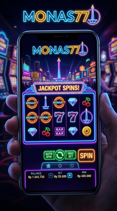 Halaman detail aplikasi di monas77 dengan informasi lengkap.